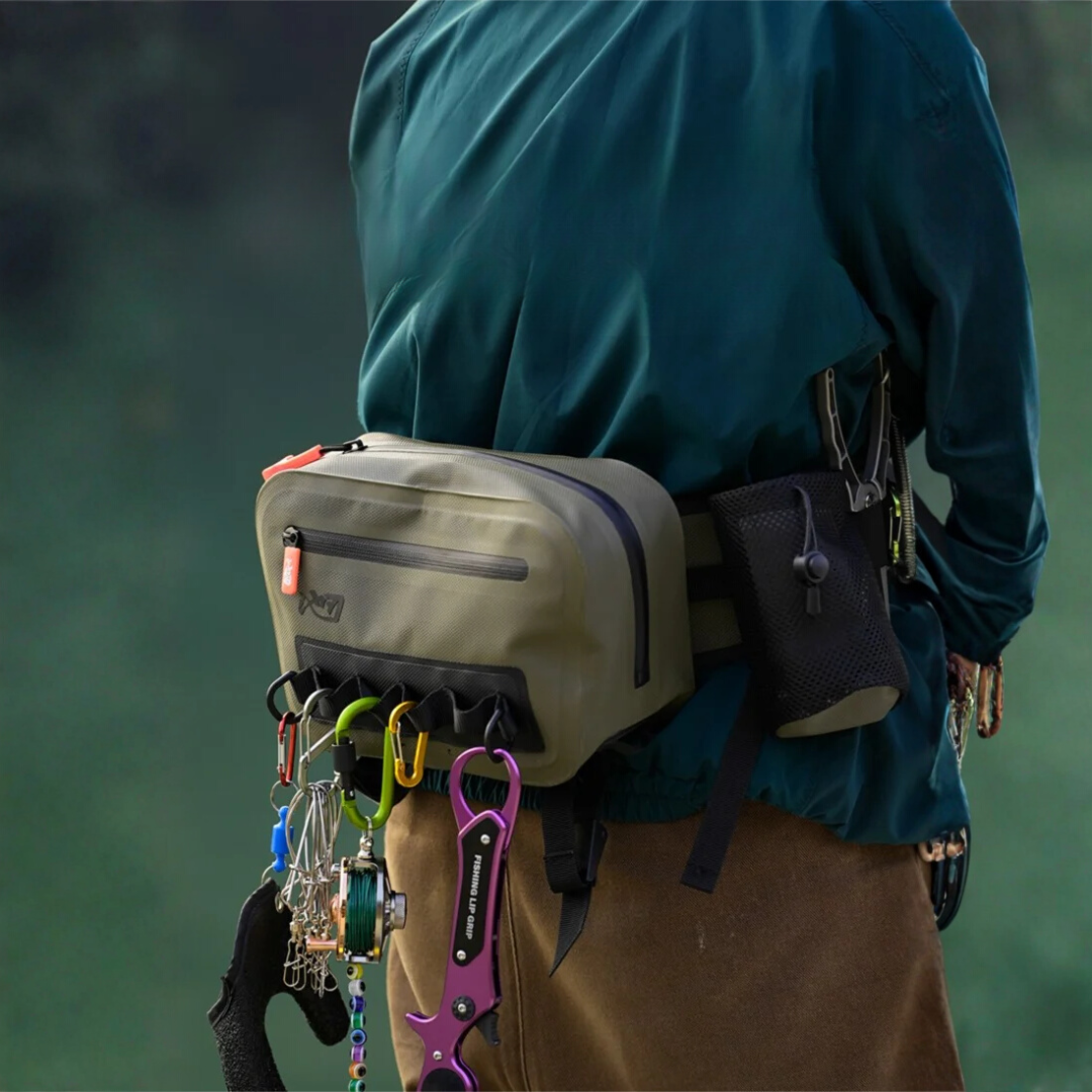 Angler Sling Pack - Waterproof, Floating, Instinct-Ready Fishing Bag