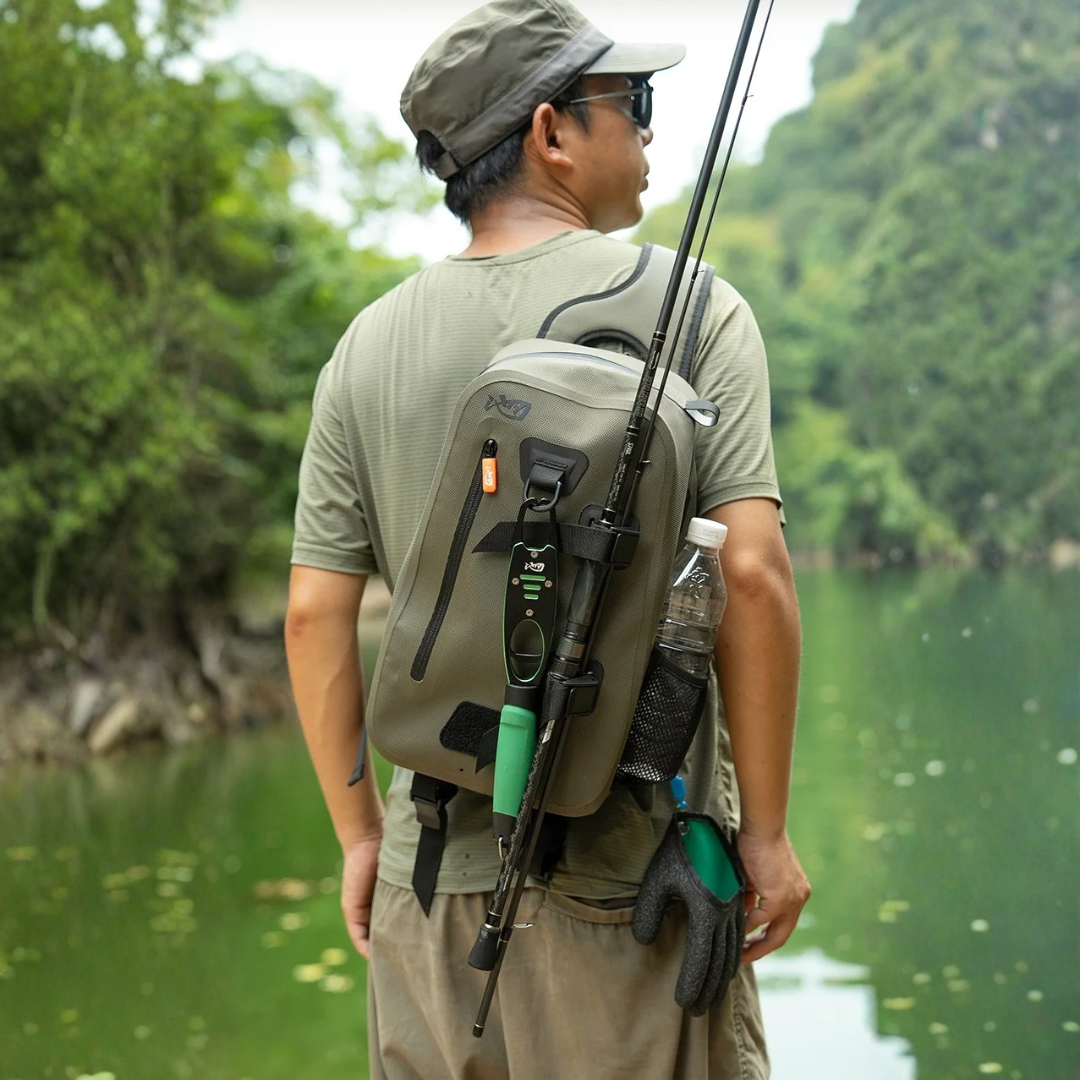 Angler Sling Pack - Waterproof, Floating, Instinct-Ready Fishing Bag