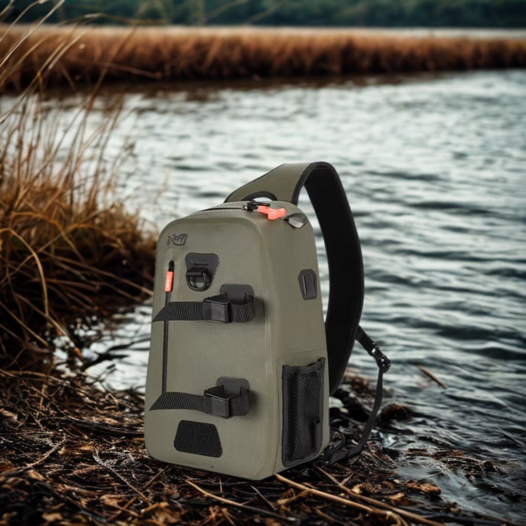 Angler Sling Pack - Waterproof, Floating, Instinct-Ready Fishing Bag