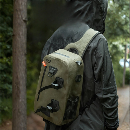 Angler Sling Pack - Waterproof, Floating, Instinct-Ready Fishing Bag