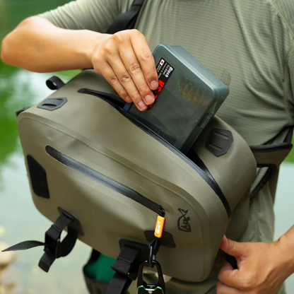 Angler Sling Pack - Waterproof, Floating, Instinct-Ready Fishing Bag
