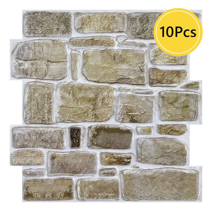 3D Textured Stone Wall Panels