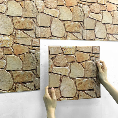 3D Textured Stone Wall Panels