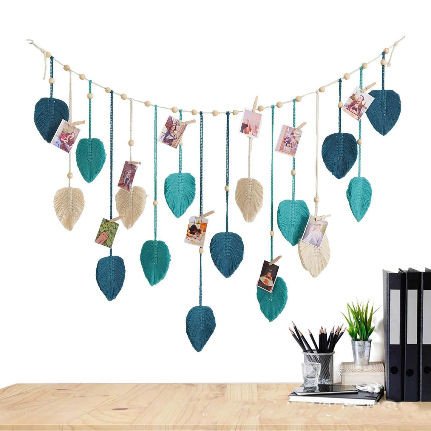 Leaf Tassel Tapestry Wall Hanging