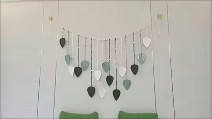 Leaf Tassel Tapestry Wall Hanging