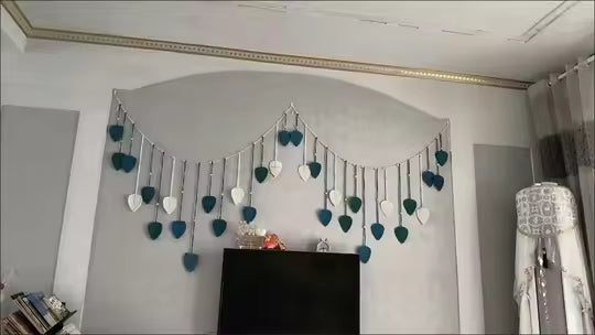 Leaf Tassel Tapestry Wall Hanging