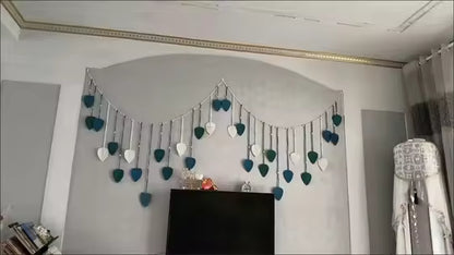 Leaf Tassel Tapestry Wall Hanging